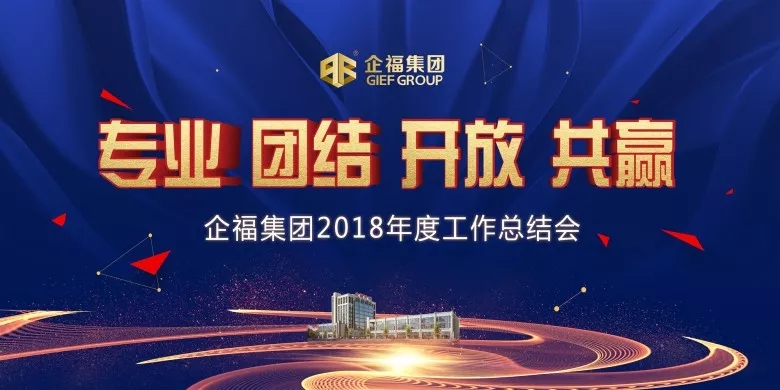 2019.1企福集团2018年度工作总结大会