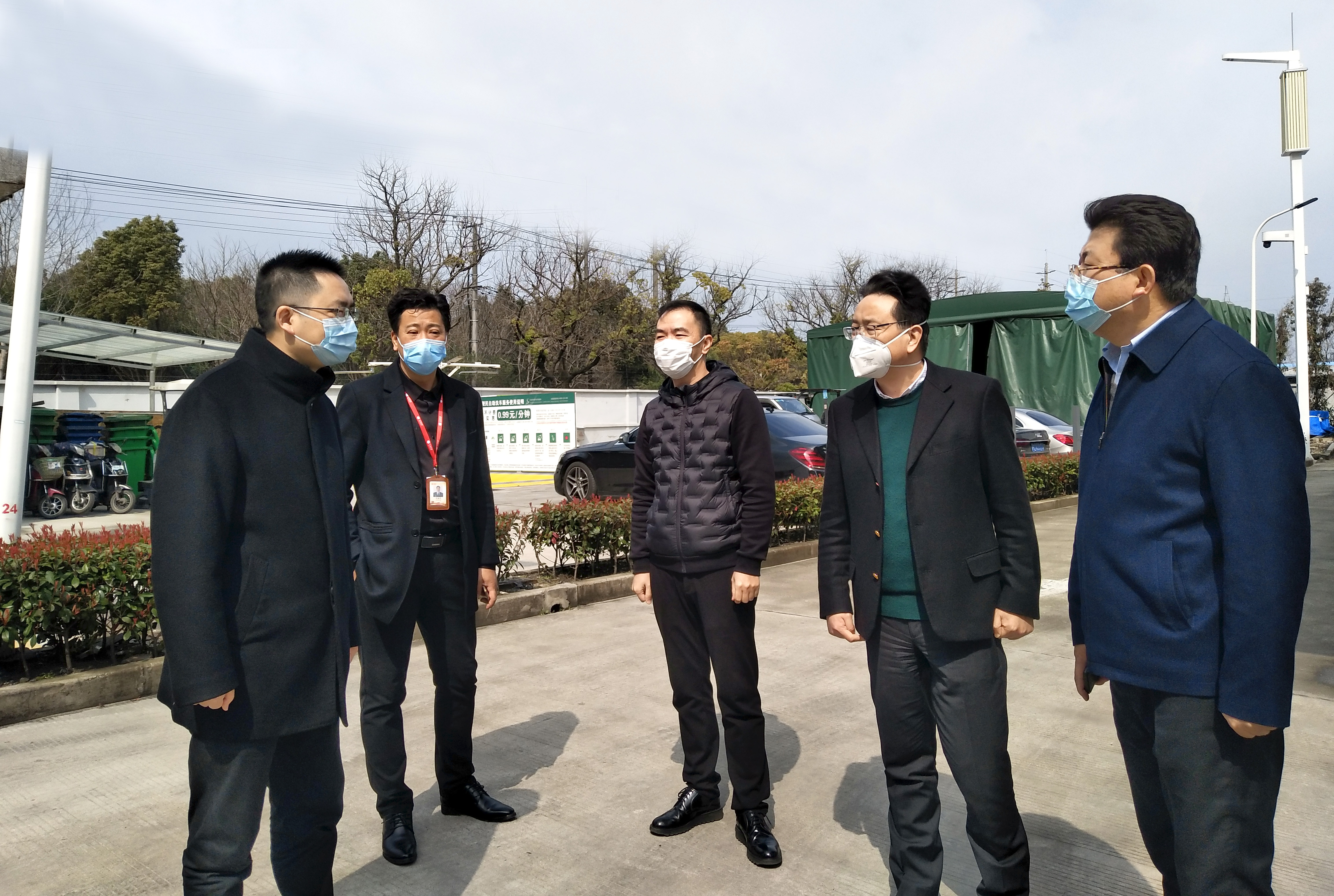 2020.3松江区委常委、宣传部长赵勇来企福科技园调研