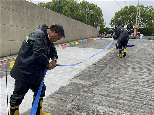 2021.5 经开区、企福天地党支部、企福物业联合开展防灾减灾主题党日活动
