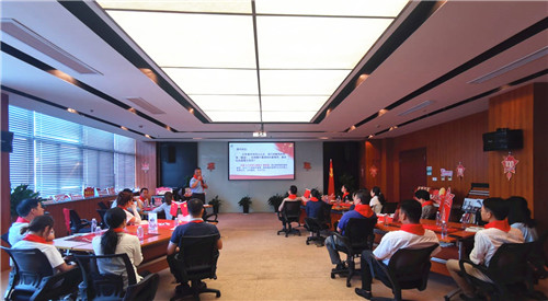 2021.6 五个党支部联合开展庆祝建党100周年党日活动