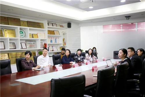 2021.10 松江区人大一行莅临企福集团调研人大代表换届选举工作