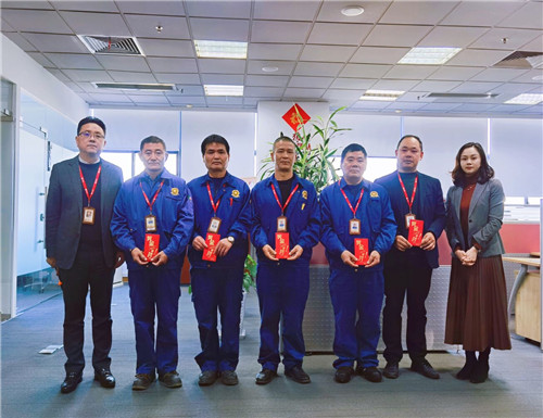 2021.11 在经开区物业行业技能竞赛中斩获5项荣誉，企福物业工程人员获公司表彰