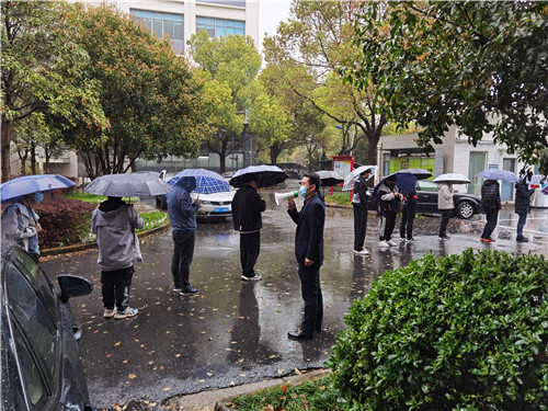 2022.3 企福集团组织核酸检测，共完成约3200人次核酸检测