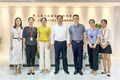 2022.8 松江区副区长刘福升在企福开展“稳岗就业与人才服务工作”专题调研