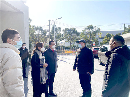 2023.1 徐汇资管有限公司书记、执行董事朱伟一行莅临聚科园区检查