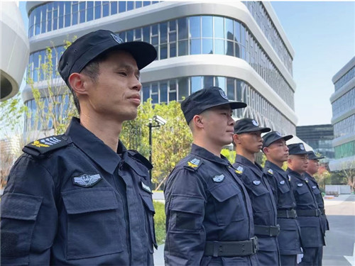 2023.4 企福物业保安团队正式入驻G60商用密码产业基地一期
